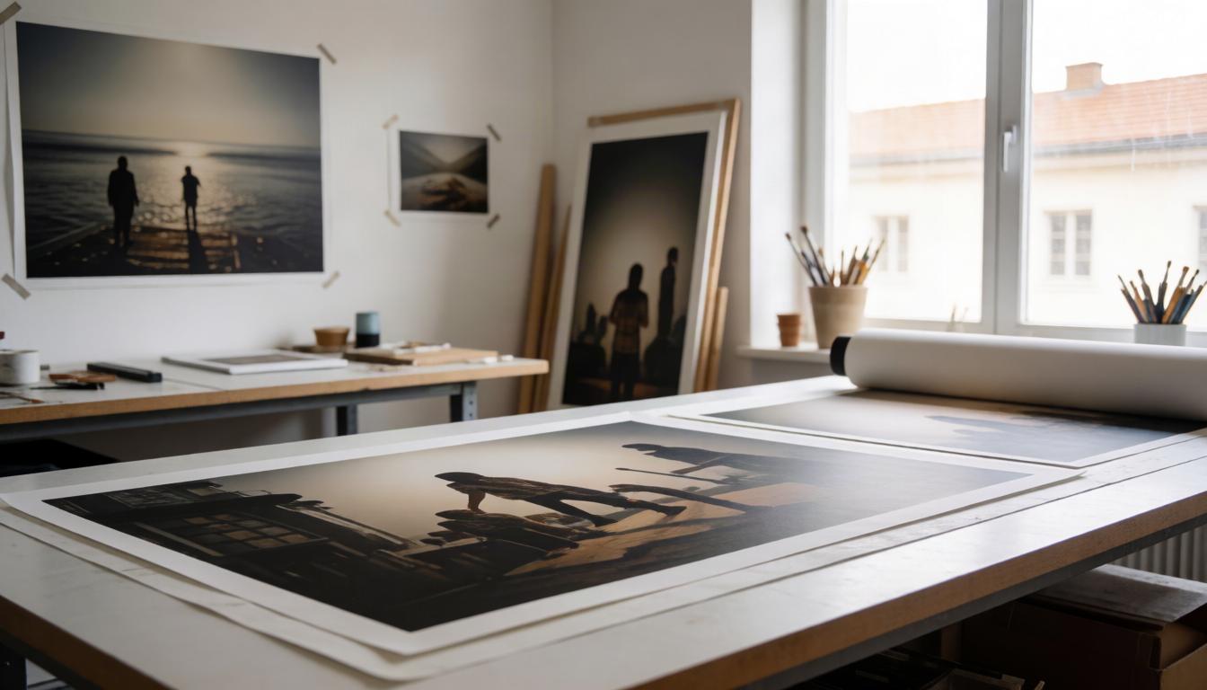 Photo and art prints with a careful process